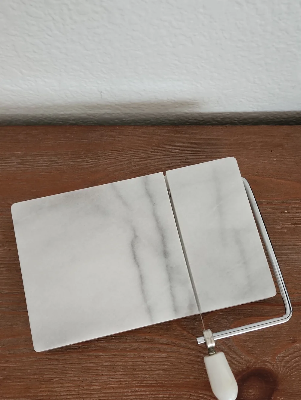 White Marble Cheese Slicer